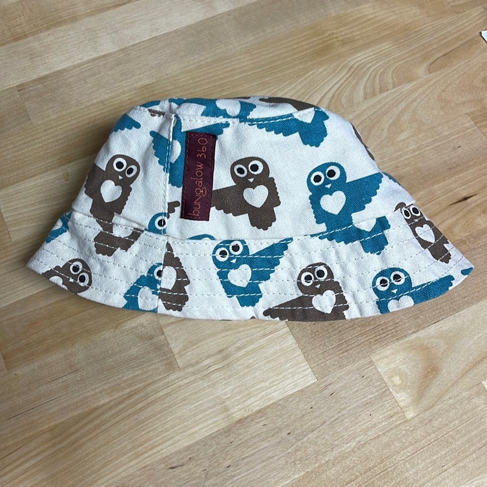 Kids bungalow 360 bucket hat owls